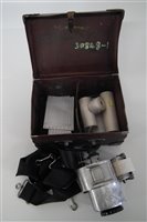 Lot 4 - Gibson A14  Bus ticket machine (no makers mark) no. 35182 with case and rolls of paper.