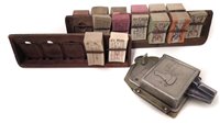 Lot 52 - DESCRIPTION AMENDED: Bell Punch bus ticket stamp and two ticket racks