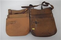 Lot 14 - London Transport bus conductor's leather cash bag, and one other
