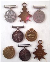 Lot 313 - Two WW1 medal sets, for H.W. Kerr and C.M. Kerr and other medals