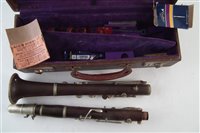 Lot 29 - Ioma Selectone clarinet in case.