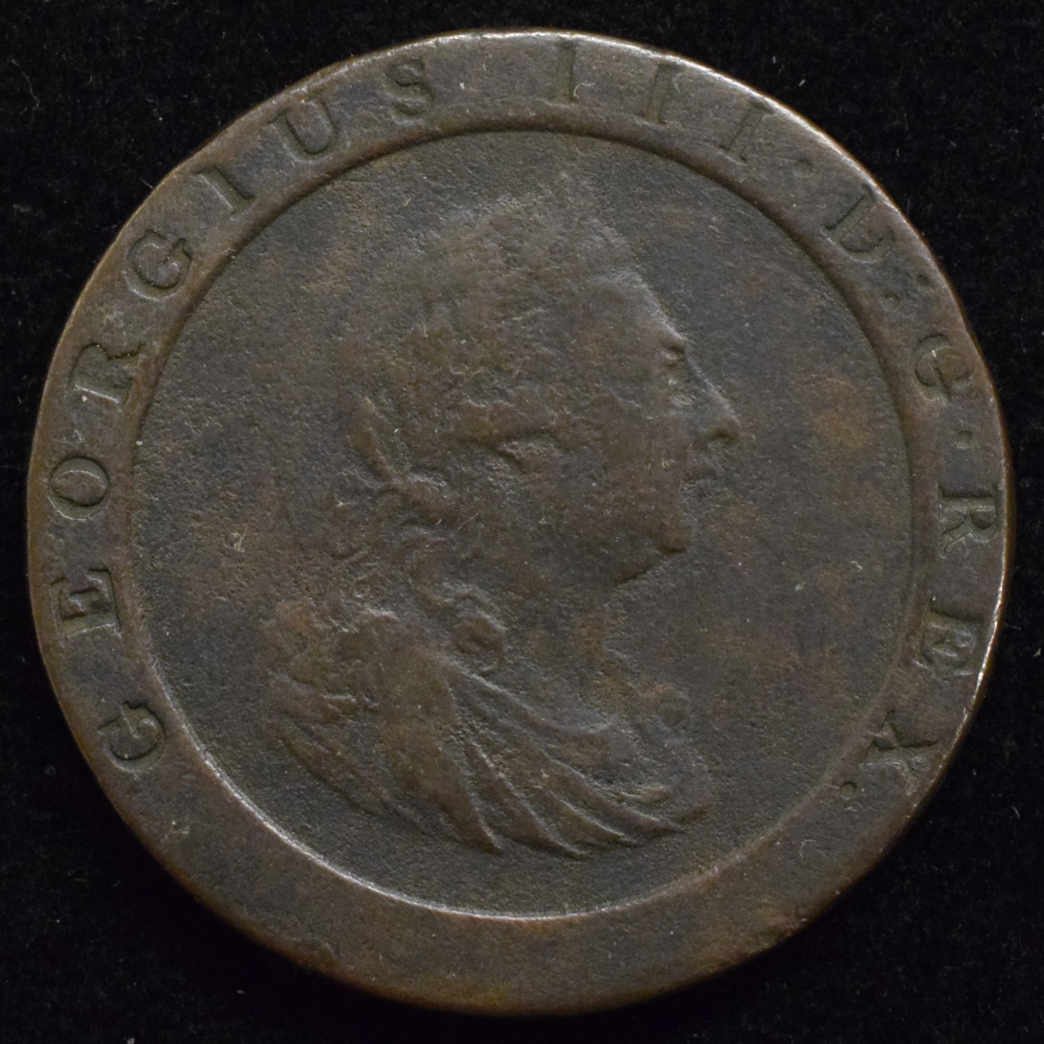 Lot 79 - King George III, Penny, 1797.