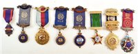 Lot 283 - Fifteen boxed RAOB silver, silver gilt and enamelled medallions with ribbons and bars, assorted lodges, mainly late 19th / mid 20th century.
