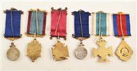Lot 286 - Twenty nine RAOB silver, silver gilt and enamelled medallions with ribbons and bars, assorted lodges, dates ranging from early 20th century to early 21st century