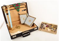 Lot 348 - Five cases containing RAOB regalia, to include chains of office, sashes, armlets etc