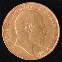 Lot 48 - King Edward VII, Half-Sovereign, 1908.