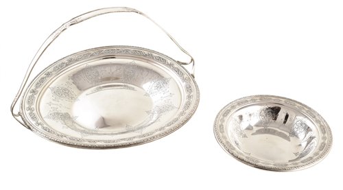 Lot 116 - American sterling silver basket by Towle