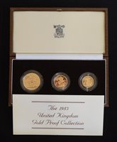 Lot 107 - Elizabeth II, United Kingdom, 1983, Gold Proof Collection.