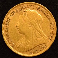 Lot 28 - Queen Victoria, Half-Sovereign, 1896.