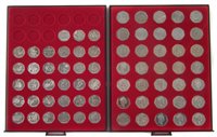 Lot 97 - Two trays of Royal Mint, Queen Elizabeth II, Fifty Pence circulated coins.
