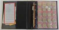 Lot 83 - Two albums of assorted modern and historical Great Britain and world coinage.