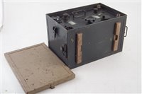 Lot 331 - German Torn E.B. radio with replacement cover.