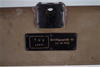 Lot 104 - German Em.1MR 36 B Range Finder in case with spare case