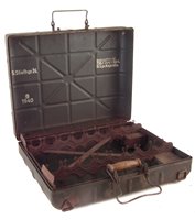 Lot 268 - German stick grenade tin case with semi relic liner