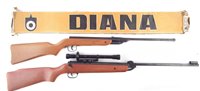 Lot 71 - Diana G.22 .177 air rifle with box also a Milbro G.36 .22 air rifle