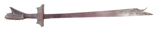 Lot 184 - Kampilan Moro or Dyak sword