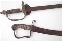 Lot 197 - 1796 patter infantry sabre and one other