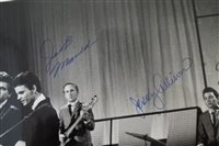 Lot 87 - Everly Brothers and The Crickets - Harry Hammond signed photograph