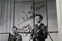Lot 87 - Everly Brothers and The Crickets - Harry Hammond signed photograph