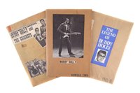 Lot 85 - Buddy Holly Interest, three scrap books with signatures.