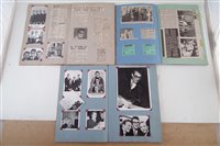Lot 85 - Buddy Holly Interest, three scrap books with signatures.
