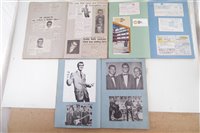 Lot 85 - Buddy Holly Interest, three scrap books with signatures.