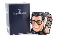 Lot 90 - Royal Doulton Buddy Holly Character Jug D7100, number 626 of 2,500 with box and certificate.