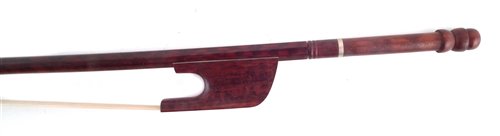 Lot 2 - Snakewood Viola da Gamba / Viol bow 64cm long