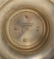 Lot 90 - Garrard & Co silver commemorative wine jug