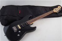 Lot 102 - Stratocaster type guitar with case