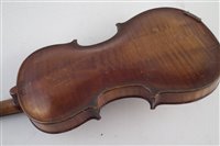 Lot 15 - Stainer violin with case