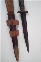 Lot 204 - Fairbairn Sykes 3rd pattern commando dagger