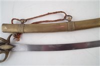 Lot 172 - Early 20th century French child's cavalry sword.
