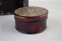 Lot 117 - Two 19th century Percussion cap tins, and a Curtis's gunpowder tin