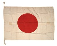Lot 288 - WWII Japanese battle flag.