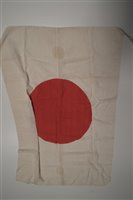 Lot 288 - WWII Japanese battle flag.