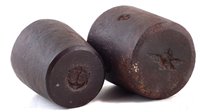Lot 284 - Two original steel button dies of Naval Anchor and RAF K.C. Eagle.