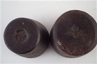 Lot 284 - Two original steel button dies of Naval Anchor and RAF K.C. Eagle.