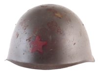 Lot 232 - Soviet Russian steel helmet.