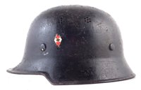 Lot 233 - Third Reich Fire Department steel helmet.
