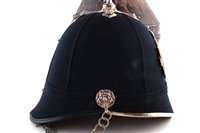 Lot 213 - 5th Volunteer Battalion The Scottish Rifle helmet with case and silk cover