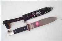 Lot 153 - Hitler Youth knife style knife and scabbard