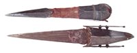 Lot 212 - Indian sword Gauntlet sword or Pata 'Tanjore Katar' and scabbard