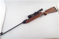 Lot 89 - Original Model 45 .22 Air Rifle serial number 373718 with RWS 4-12x40 scope