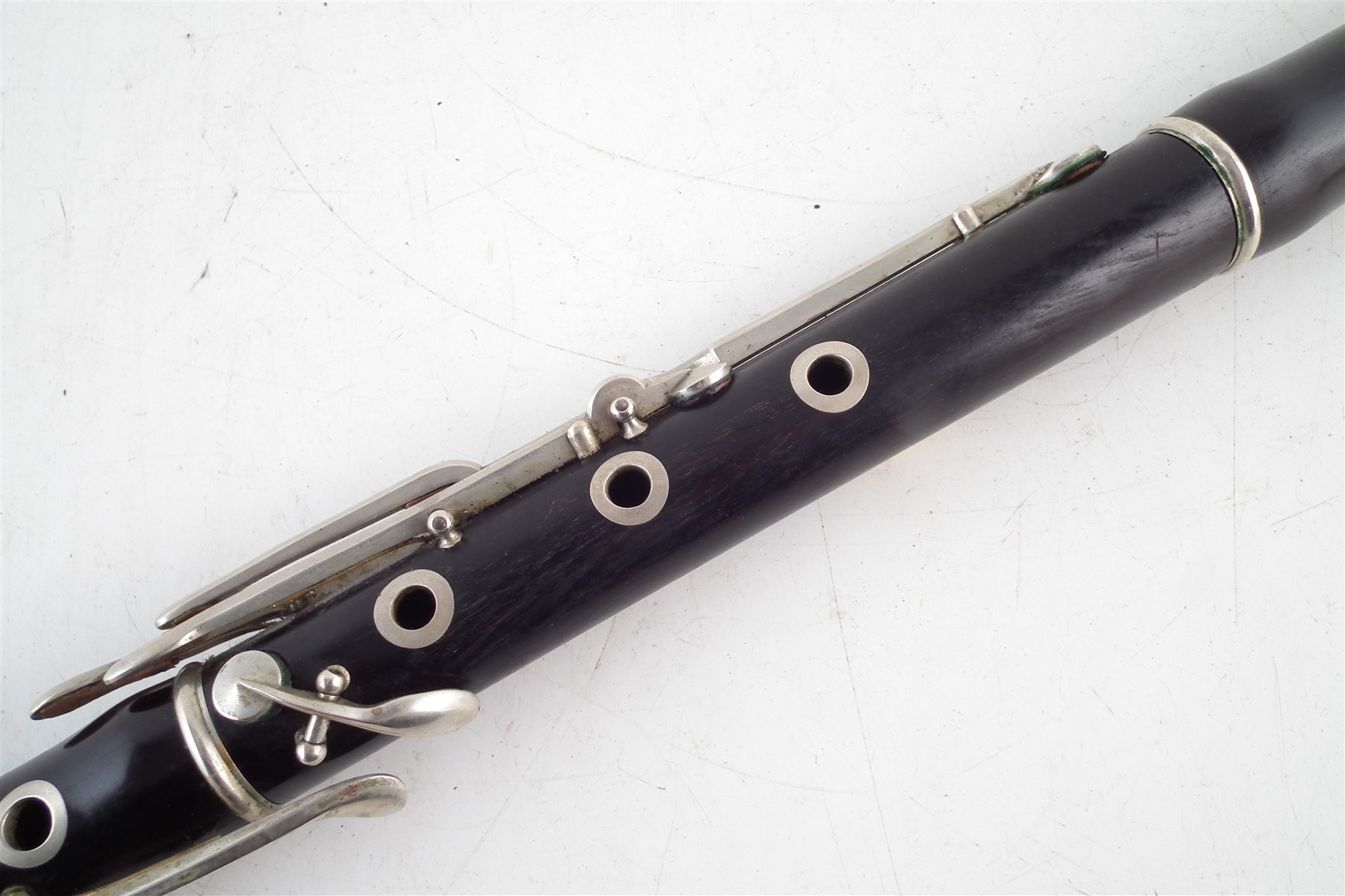 Bb Ebony Wood Marching Flute High Pitch With Tuning Slide Head