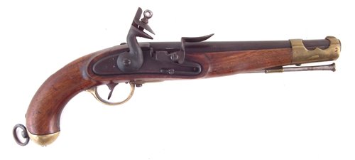 Lot 3 - 1798 pattern 17mm calibre flintlock holster pistol