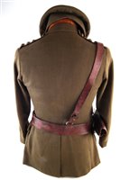 Lot 247 - British Army tunic, cap and Sam Browne for Captain Douglas Foxley Foxwell