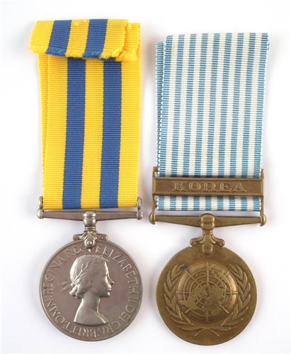 Lot 303 - British Korea medal and UN Korea medal