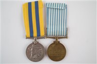 Lot 303 - British Korea medal and UN Korea medal