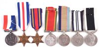 Lot 305 - Collection of WWII overseas war service medals